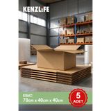 Kenzlife çift oluk karton koli 70x40x40 mukavva 05 adet fiyatıdır.