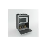 Kenzlife Demi Gri 85x60x57 cm Mutfak Dolabı