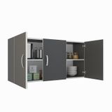 Kenzlife Dirca Gri 60x120x32 cm Mutfak ve Banyo Dolabı