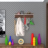 Kenzlife elbise askılığı karayemiş2 cvz 26*076*12 vestiyer portmanto askı askılık 8 adet askı