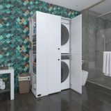Kenzlife Fedyenka Beyaz 180x90x60 cm Çamaşır-Kurutma Makinesi Dolabı