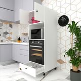 Kenzlife Fırın Dolabı Kamile Byz 162X60x56 Mutfak Çekmeceli Ayaklı Banyo Kiler Ofis