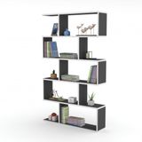 Kenzlife Firuze 150*090*20 Gri Duvar Rafı Kitaplık