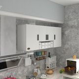 Kenzlife Floro 60x150x22 cm Kapaklı Raflı Beyaz Hazır Mutfak