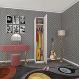 Kenzlife gardırop 1 kapılı öğrenci dolabı tek kapı kasımpatı byz 180*35*42 byz gardolap dolap ofis kapaklı