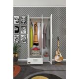Kenzlife gardırop 3 kapılı 1 çekmeceli yasemin 168*80*42 byz ayaklı gardolap dolap ofis kapaklı