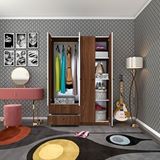 Kenzlife Gardirop 4 Kapili Kapakli 2 Cekmeceli Husnuyusuf Cvz 173*120*42 Gardolap Dolap Ofis