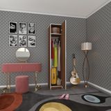 Kenzlife Gardirop Ogrenci Dolabi Tek Kapili Kasimpati Cvz 180*35*42 Cvz Gardolap Dolap Ofis