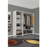Kenzlife giysi dolabı mükremin 150*150*40 byz gardırop