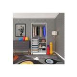 Kenzlife giysi dolabı yalın byz 180*090*30 kapaksız arkalıksız 6 sepetli
