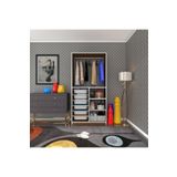 Kenzlife Giysi Dolabi Yalin Cvz 180*090*30 Kapaksiz Arkaliksiz 6 Sepetli