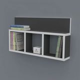Kenzlife Hayal 030*060*20 Gri Duvar Rafı Kitaplık