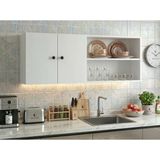 Kenzlife Hazır Mutfak Dolabı Supsup Mat Beyaz 160*60*32 Arkalıklı % 100 Mdf Gövde