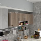 Kenzlife Hazır Mutfak Packey Crd 060*180*22 Mutfak Banyo Dolabı Kapaklı Raflı
