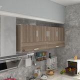 Kenzlife Hazır Mutfak Perenna Crd 060*180*22 Mutfak Banyo Dolabı Kapaklı Raflı