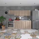 Kenzlife Hazir Mutfak Seti Nayakan Crd 240 Cm Genislik Ust Tezgahsiz Ankastre Firin Modullu