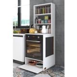 Kenzlife Hümeyra Beyaz 165x60x56 Mutfak Dolabı