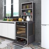 Kenzlife Hümeyra Gri 165x60x56 Mutfak Dolabı