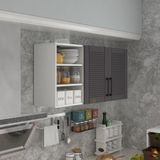 Kenzlife Kestane 60 Gri Mod 2 60x120x32 Mebran Kapak Suntalam Gövde Hazır Mutfak Dolabı