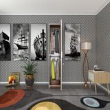 Kenzlife kilitli gardırop öğrenci dolabı tek kapılı günebakan cvz 180*35*42 gardolap dolap ofis