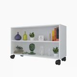 Kenzlife Kitaplık Beril 068X090x020 Byz Tekerlekli Mutfak Dolabı Banyo Ofis Ayakkabılık Kiler