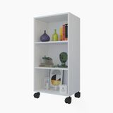 Kenzlife Kitaplık Beril 088X040x020 Byz Tekerlekli Mutfak Dolabı Banyo Ofis Ayakkabılık Kiler