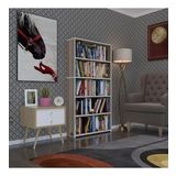 Kenzlife kitaplık süper ga 150*80*19 crd 5 katlı tek bölme çift bölme opsiyonlu ofis mutfak banyo dolabı arkalıksız