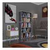 Kenzlife kitaplık süper ga 150*80*19 gri 5 katlı tek bölme çift bölme opsiyonlu ofis mutfak banyo dolabı arkalıksız