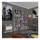 Kenzlife Kitaplik Super Ga 180*160*19 Crd 6 Katli 2 Bolme Cift Bolme Opsiyonlu Ofis Mutfak Banyo Dolabi Arkaliksiz