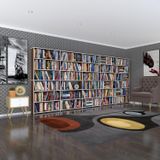 Kenzlife Kitaplık Süper Ga Cvz 180*400*19 6 Katlı 5 Bölme Çift Bölme Opsiyonlu Ofis Mutfak Banyo Dolabı Arkalıksız