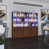 Kenzlife Klasor Dolabi Kilitli Gokboru Cvz 175*200*30 Klasorluk Kitaplik Ofis Arkaliksiz