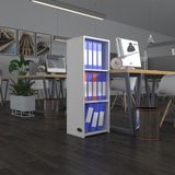 Kenzlife Klasorluk Rafli Almakay Byz 105*40*30 Kitaplik Ofis Arkaliksiz