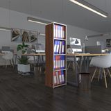 Kenzlife Klasorluk Rafli Bortecin Cvz 140*40*30 Kitaplik Ofis Arkaliksiz