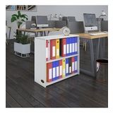 Kenzlife Klasorluk Rafli Burutay Byz 70*80*30 Kitaplik Ofis Arkaliksiz