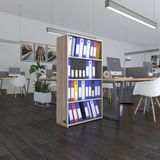 Kenzlife Klasorluk Rafli Erlinay Crd 140*80*30 Kitaplik Ofis Arkaliksiz
