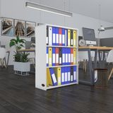 Kenzlife Klasorluk Rafli İlkutay Byz 105*80*30 Kitaplik Ofis Arkaliksiz