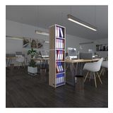 Kenzlife Klasorluk Rafli Kutadgu Crd 175*40*30 Kitaplik Ofis Arkaliksiz