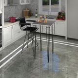 Kenzlife Knsz Masa Sandalye Takımı Hem105zengin Grisyh 060*060 1 Sandalye Syhsyh Kolçaklı Sırt Minderli