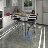Kenzlife Knsz Masa Sandalye Takımı Hem105zengin Grisyh 070*070 2 Sandalye Syhsyh Kolçaklı