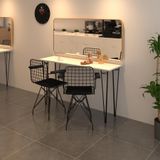 Kenzlife Knsz Masa Sandalye Takımı Hem75mazlum Byzsyh 100*040 Klç 2 Sandalye Syhsyh Kolçaklı