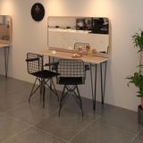 Kenzlife Knsz Masa Sandalye Takımı Hem75mazlum Crdsyh 100*040 Klç 2 Sandalye Syhsyh Kolçaklı