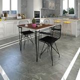 Kenzlife Knsz Masa Sandalye Takımı Hem75mazlum Cvzsyh 070*070 Klç 2 Sandalye Syhsyh Kolçaklı