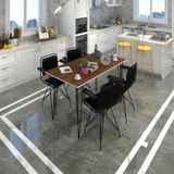 Kenzlife Knsz Masa Sandalye Takımı Hem75mazlum Cvzsyh 100*070 Klçsm 4 Sandalye Syhsyh Kolçaklı Sırt Minderli