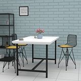 Kenzlife Knsz Ufak Boy Tel Bar Sandalyesi 1 Li Uslu Syhsrı 55 Cm Oturma Yüksekliği Mutfak Bahçe Cafe Ofis