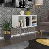 Kenzlife Komodin Adberilgen Byz 74*90*39 Ahşap Ayaklı Komidin Kitaplık