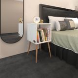 Kenzlife Komodin Biterge Byz 74*39*39 Ahşap Ayaklı Komidin Kitaplık(M)