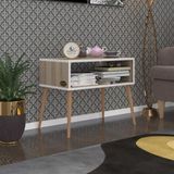 Kenzlife Komodin Dumrul Crd 57*70*39 Ahşap Ayaklı Komidin Kitaplık