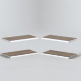 Kenzlife Komodin Guiseppe 2 Li Set Crd Komidin 39*19 2 Parça Duvara Monte Askı Aparatlı ( Mng)