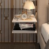 Kenzlife Komodin Guiseppe Byz Komidin 39*19 2 Parça Duvara Monte Askı Aparatlı ( Mng)