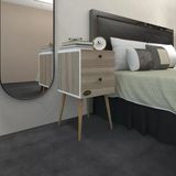 Kenzlife Komodin Hanami Crd 74*39*39 Komidin Ahşap Ayaklı Kitaplık Ayakkabılık Kapaklı Arkalıklı